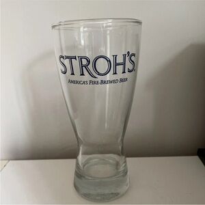 STROH’s beer glass- vintage Excellent condition mug brew